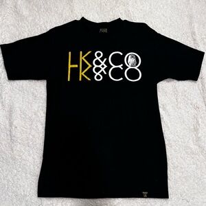 Last Kings Black and Yellow Streetwear Mens Tee